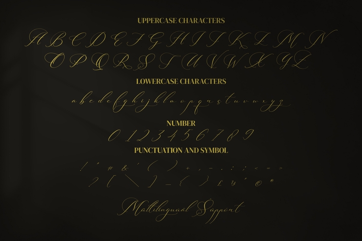 Alysthia字体 6