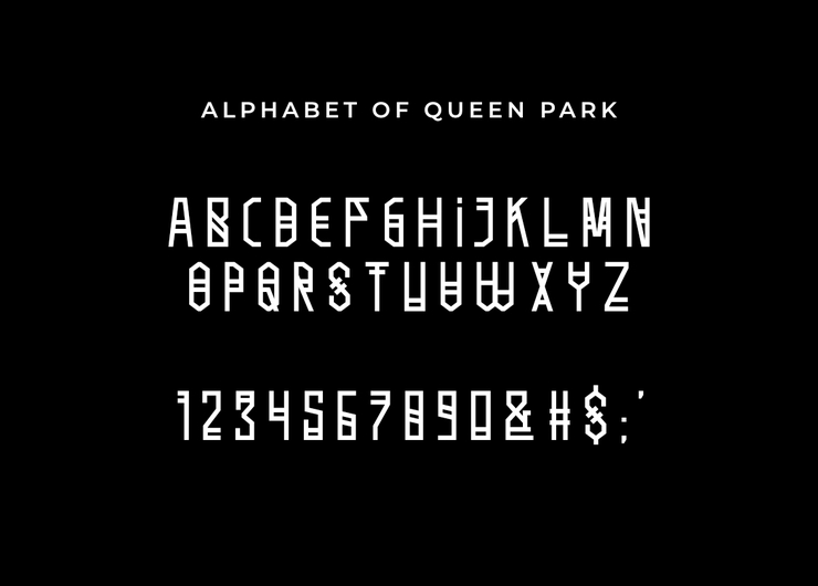 Queen Park字体 3