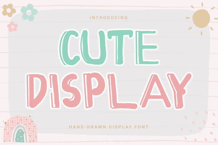 Cute Display字体 1