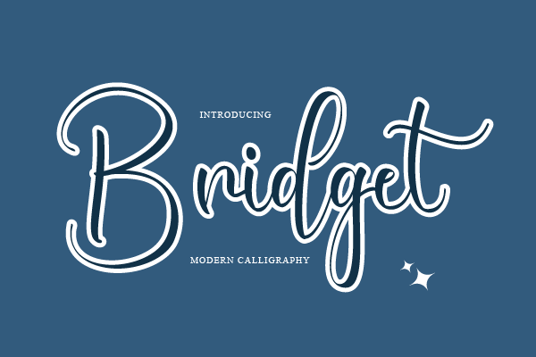 Bridget字体 1