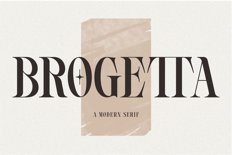 BROGETTA - Regular字体 4