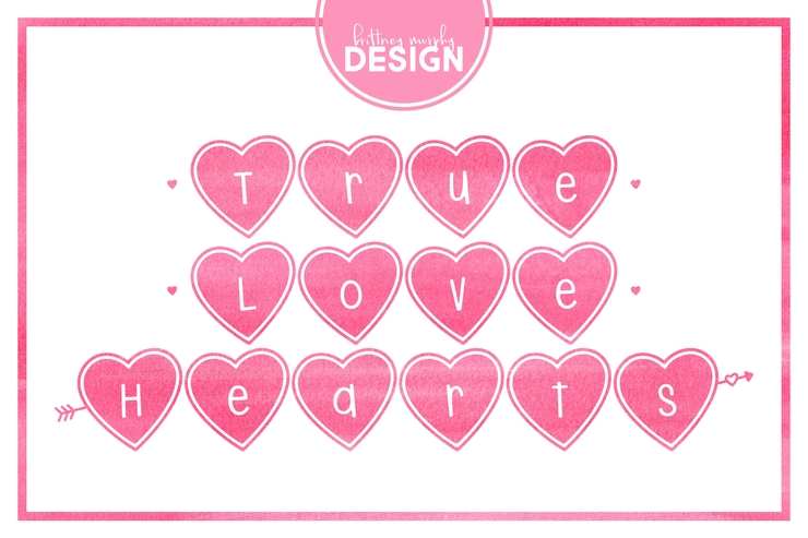 ( True _ Love _ Hearts )字体 1