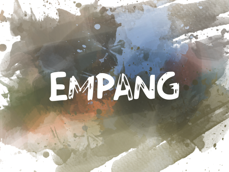e Empang字体 1