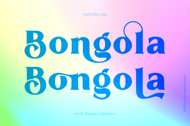 Bongola字体 2