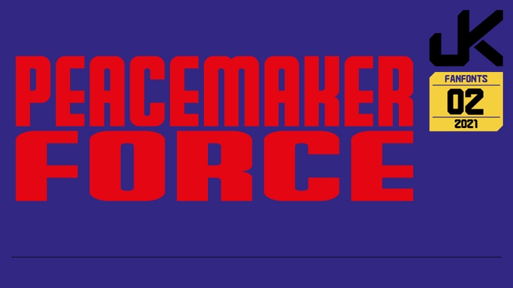 Peacemaker Force字体 1