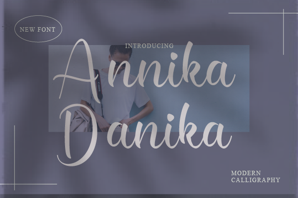 Annika Danika字体 2
