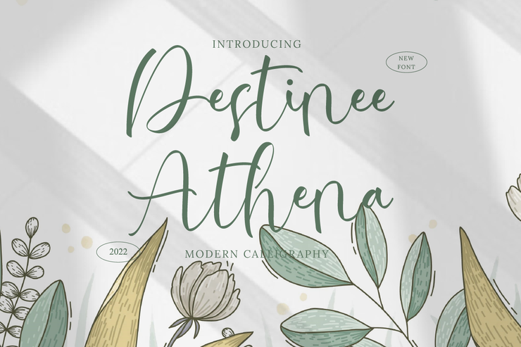 Destinee Athena字体 3