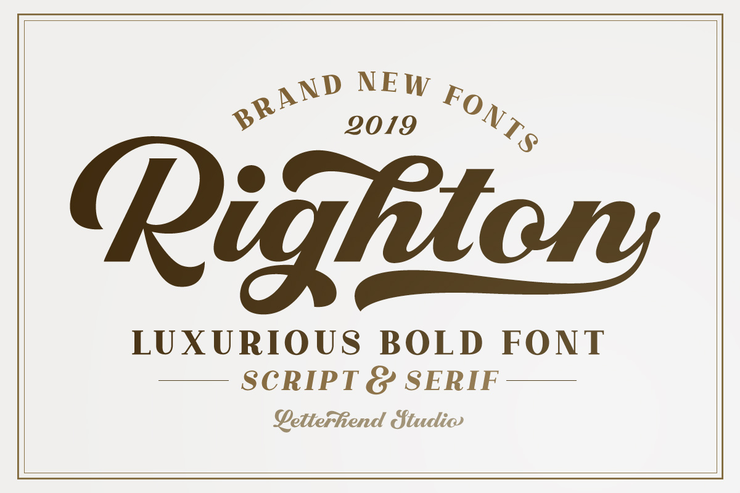 Righton Script字体 1