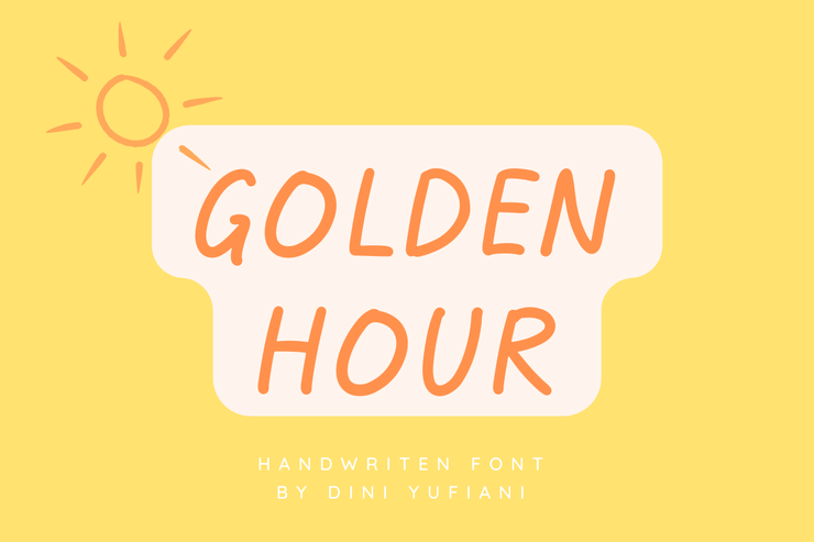 Golden Hour字体 7