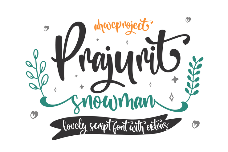 Prajurit Snowman字体 4