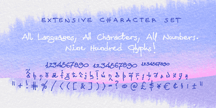 Jamie Handwriting字体 3