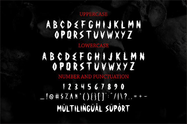 Horror Corpse字体 8