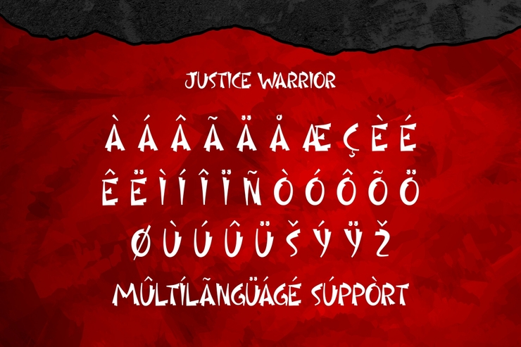 Justice Warrior字体 7