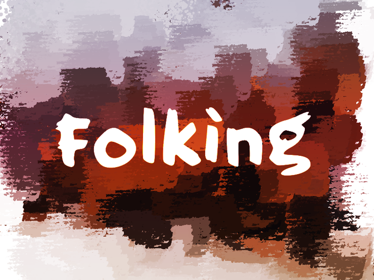 f Folking字体 1