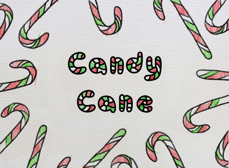 candycanecoloring字体 1
