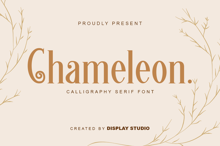 Chameleon字体 1