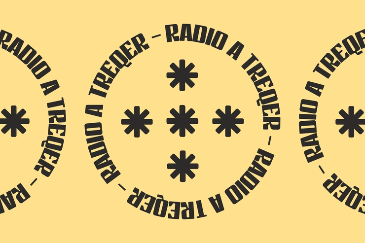 RADIO A TREQER字体 3