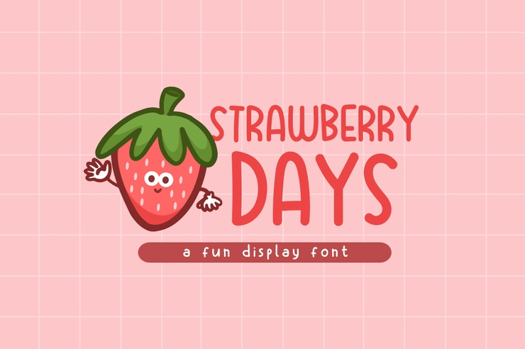 Strawberry Days字体 1
