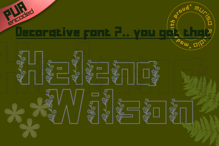 Murisa Alexandra字体 3