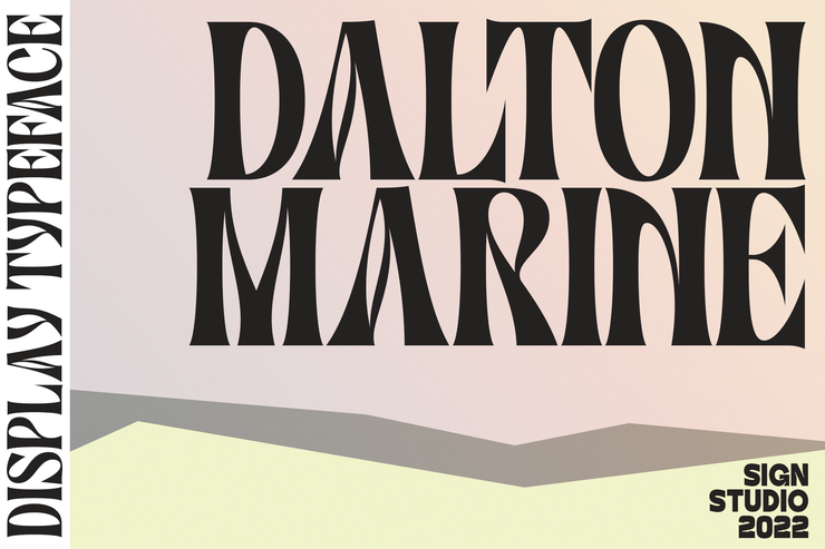 Dalton Marine字体 2