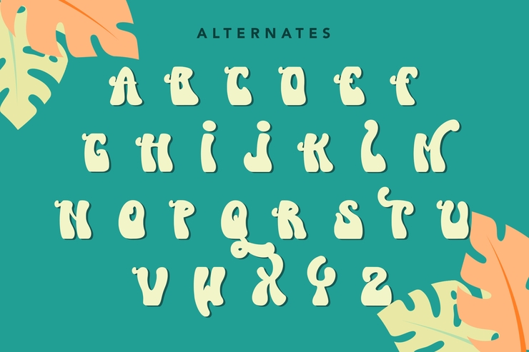 Tropical Vibe字体 3