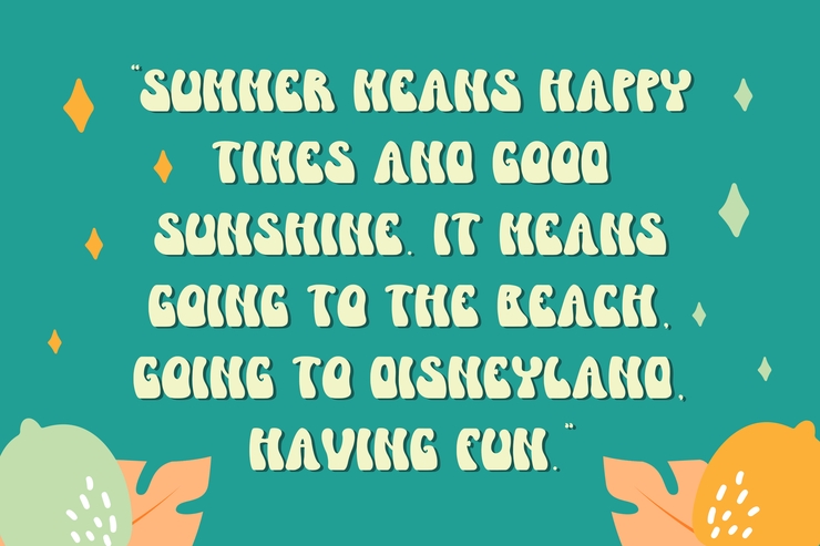 Tropical Vibe字体 6