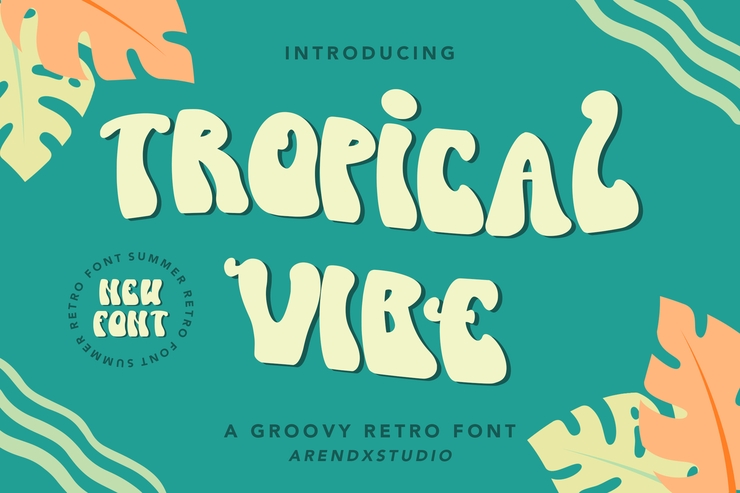 Tropical Vibe字体 7