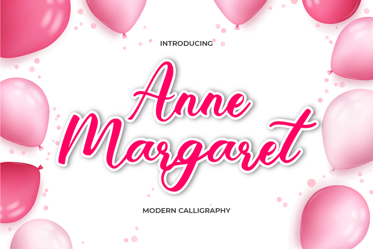 Anne Margaret字体 1