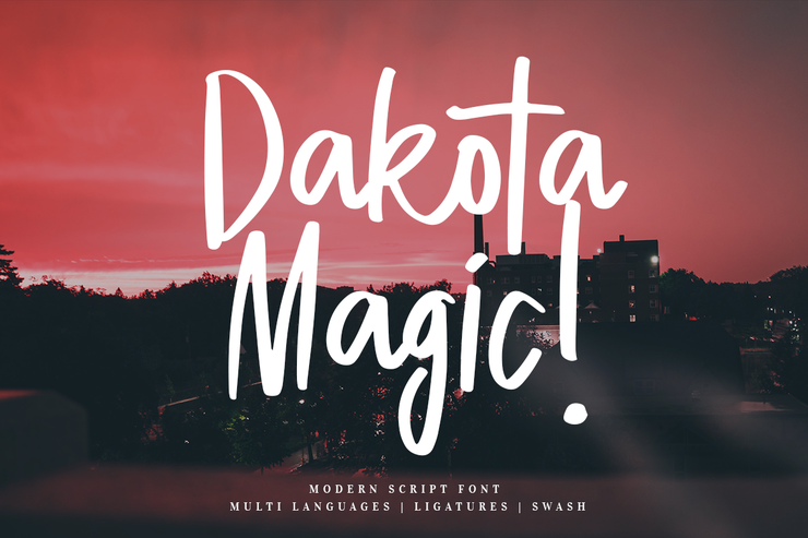 Dakota Magic字体 3