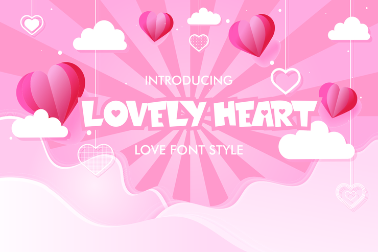 LOVELY HEART字体 1