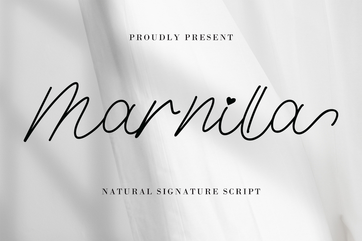 Marnilla Signature字体 2