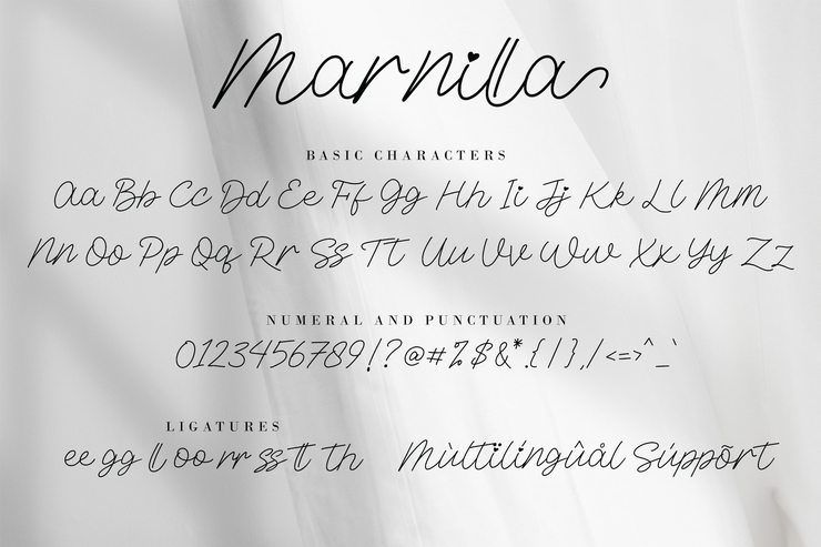 Marnilla Signature字体 5