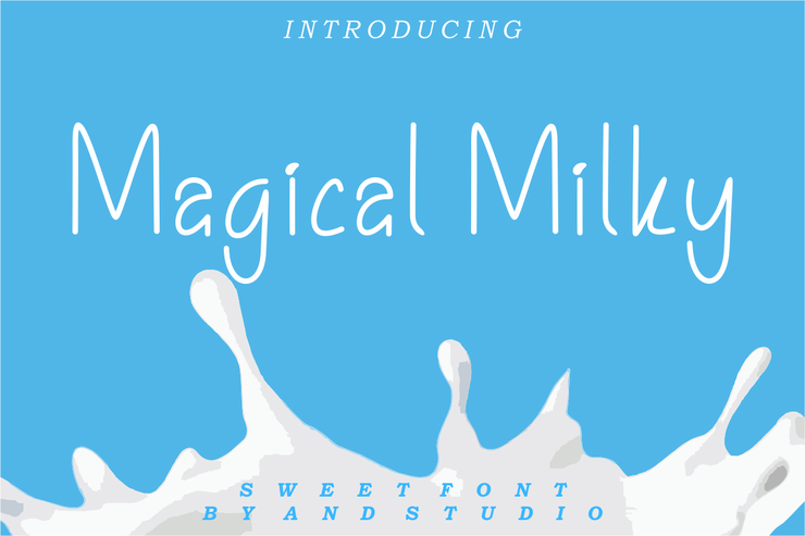 Magical Milky字体 6