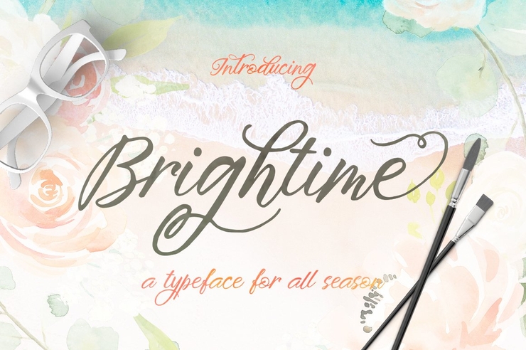 Brightime Script字体 6