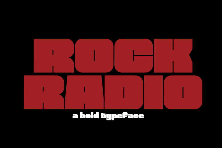 Rock Radio字体 3