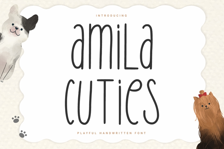 Amila Cuties字体 1