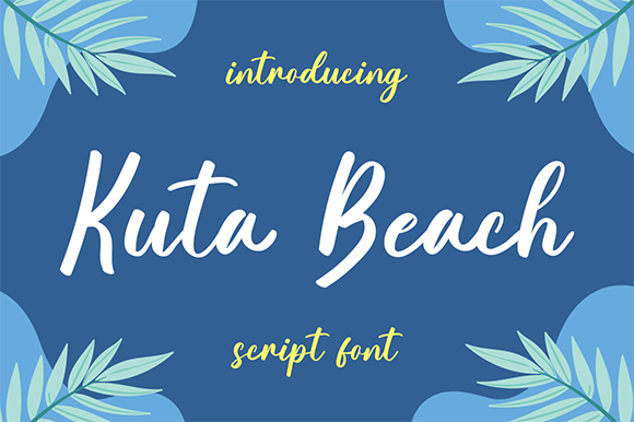 Kuta Beach字体 4