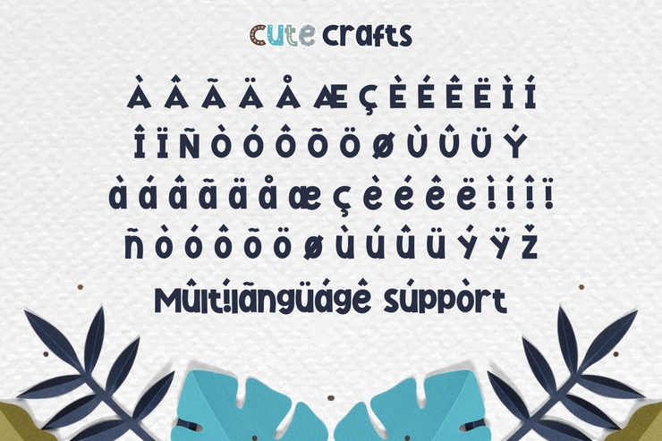 Cute Crafts字体 6