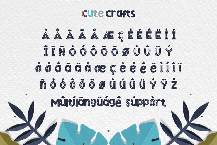 Cute Crafts字体 7