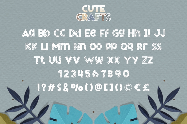 Cute Crafts字体 9