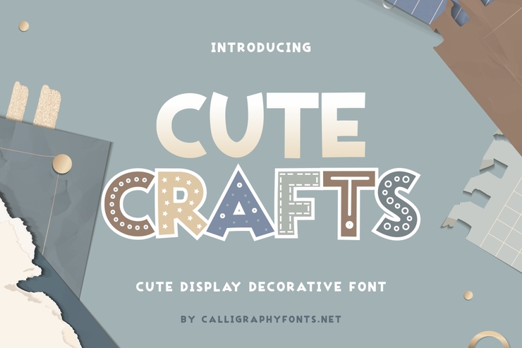 Cute Crafts字体 10