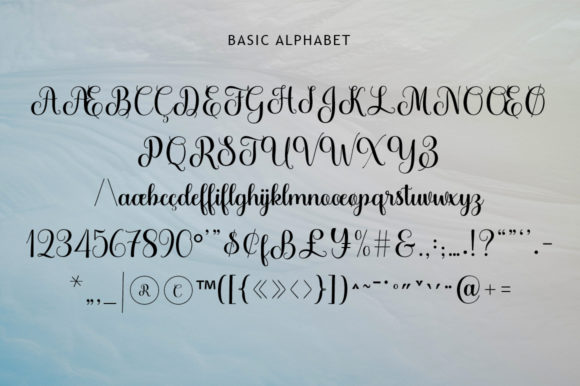 Aellena字体 5