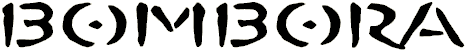 BOMBORA字体 3