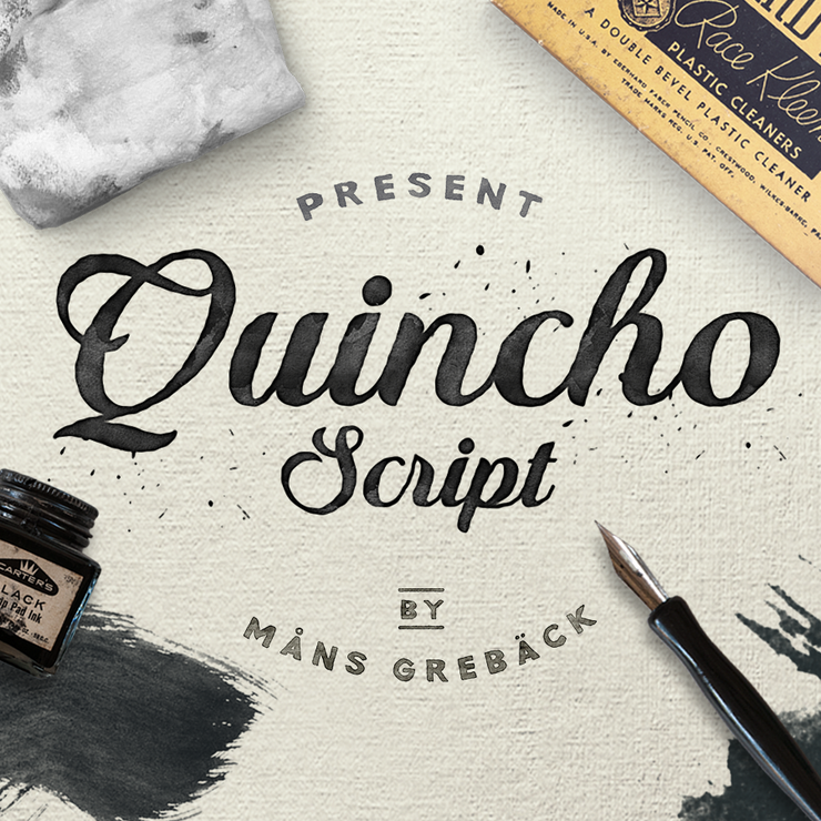 Quincho Script字体 1