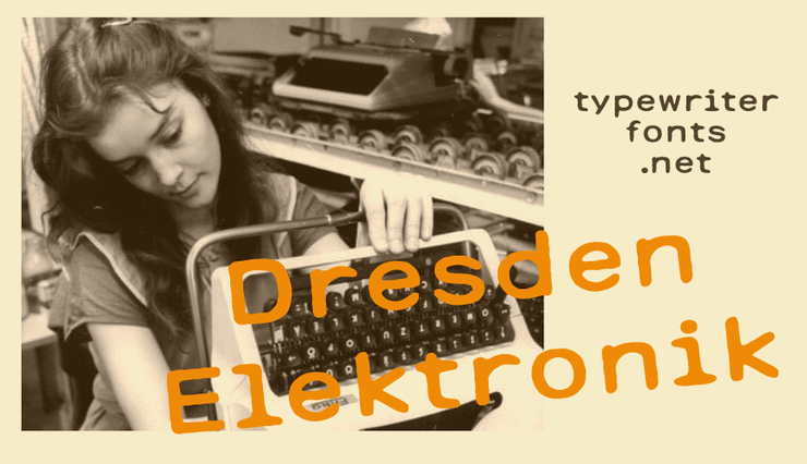 Dresden Elektronik字体 2