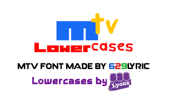 MTV Lowercase 1字体 1
