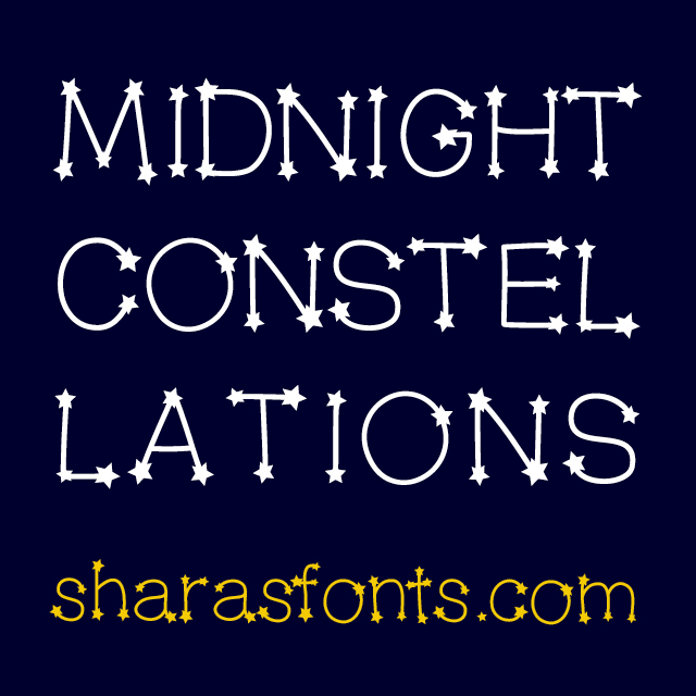 MidnightConstellations字体 2