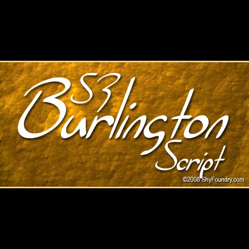 SF Burlington Script字体 1