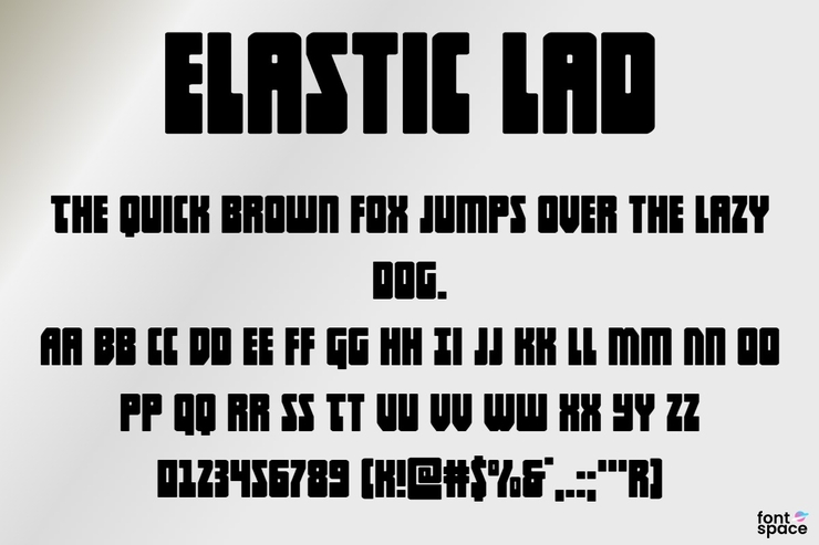 Elastic Lad字体 6