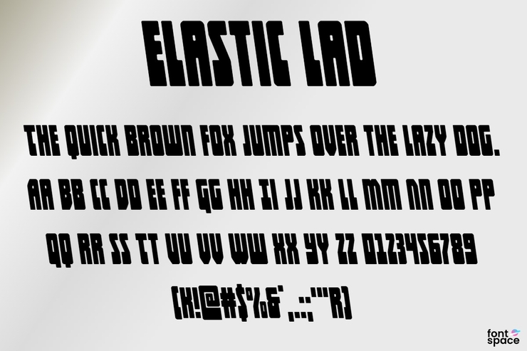 Elastic Lad字体 8